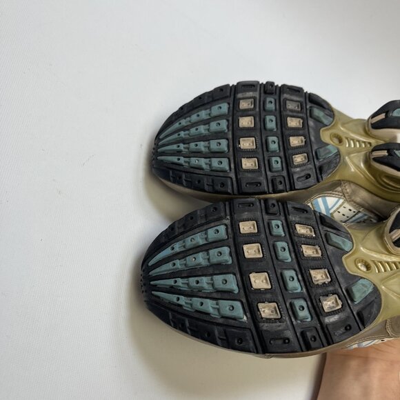 Y2K Asics Gel Frantic 2 Running Shoes Wom Sz 8.5 US Baly Blue / Gold Shox Read - Picture 6 of 14